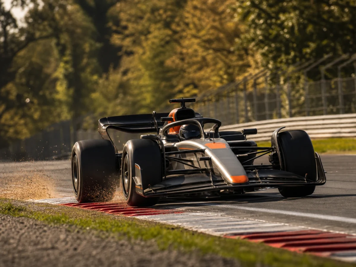 F1-bil på Autodromo Enzo e Dino Ferrari i Imola