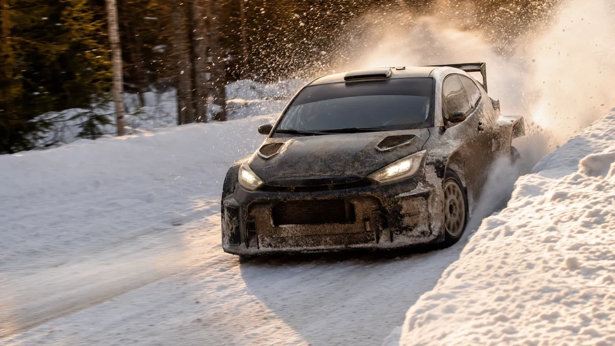 Motorsportmiljö som illustrerar rally sweden