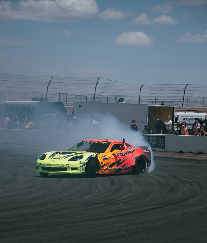 Chevrolet Corvette Drifting at an Event